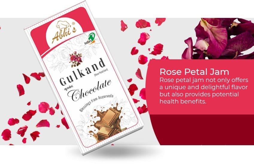 Gulkand Rose Ayurvedic Chocolate Banner