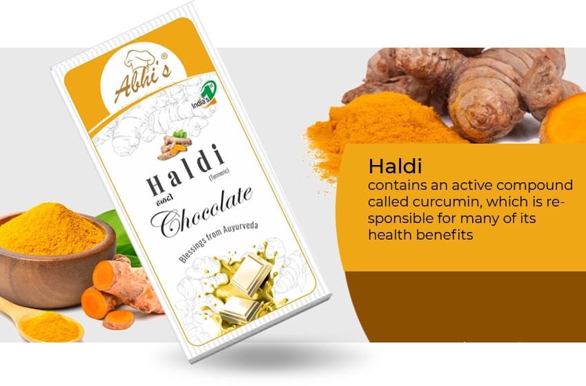 Haldi Turmeric Ayurvedic Chocolate Banner